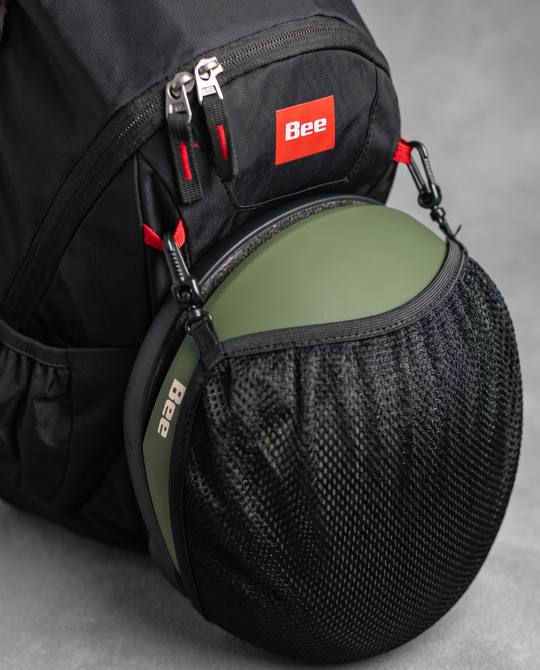Mochila Bee com porta capacete 18L
